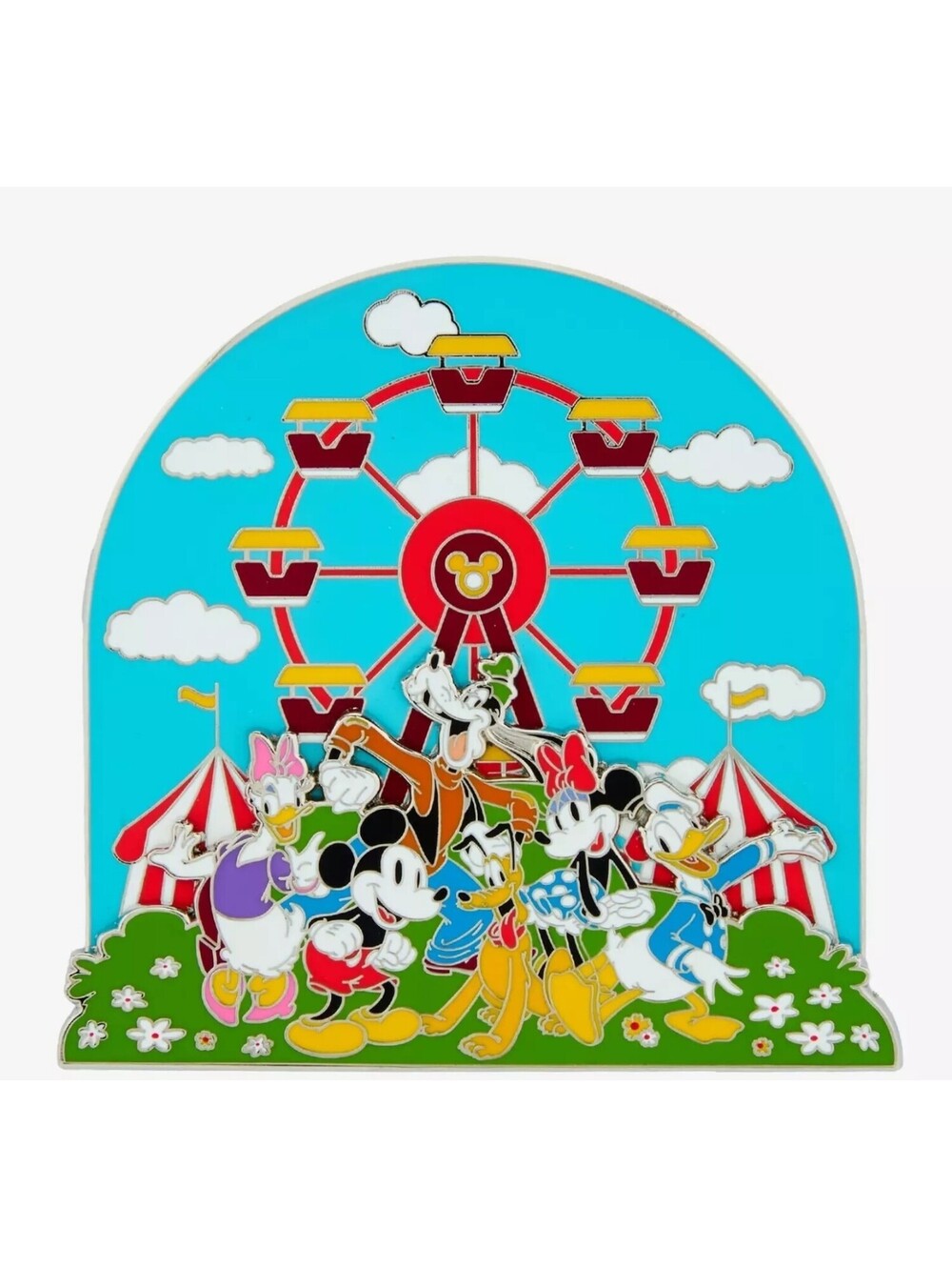 Loungefly Disney Mickey & Friends Fair Layered Limited Edition Enamel Pin